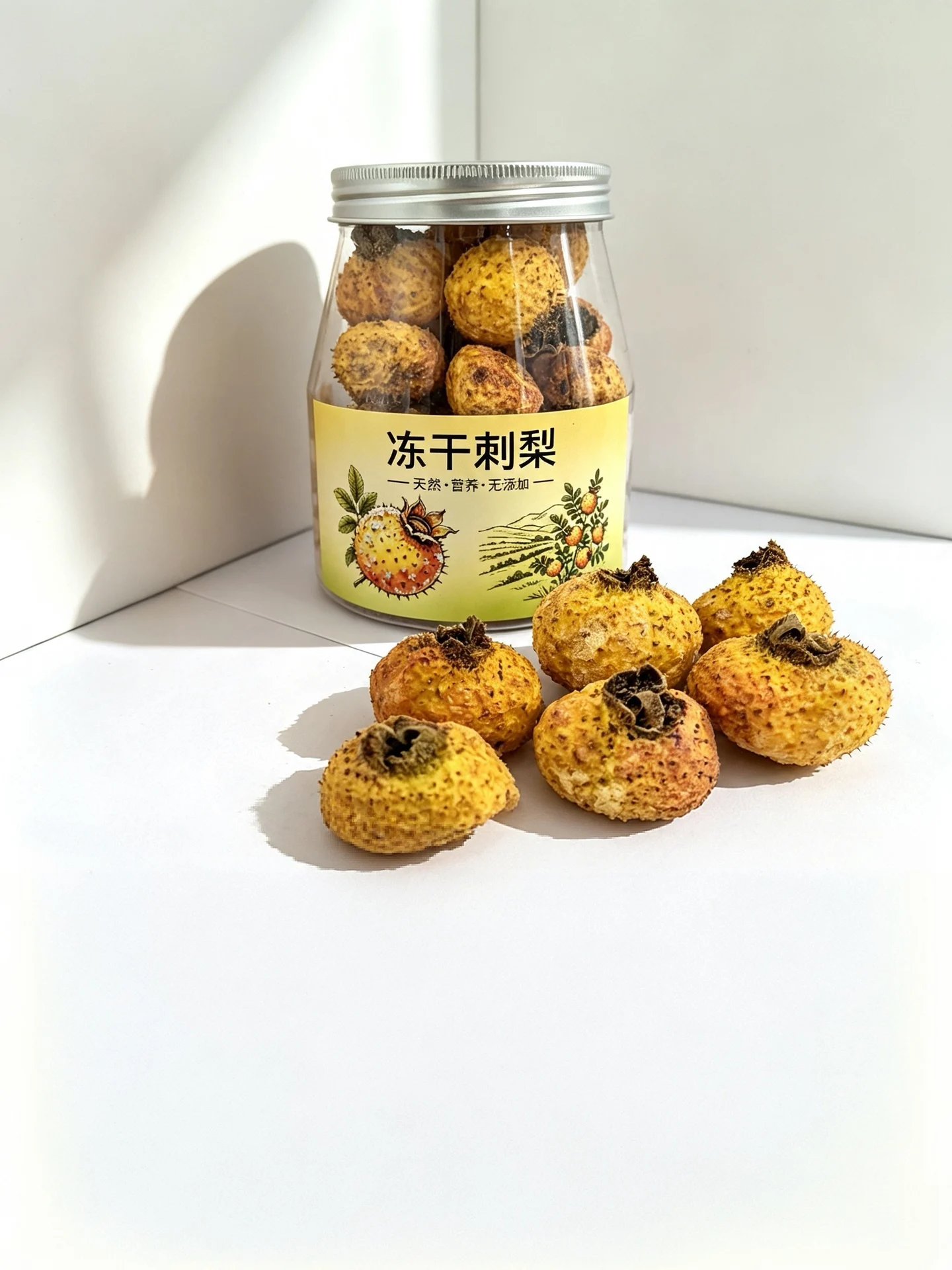 冻干刺梨与瓶装产品